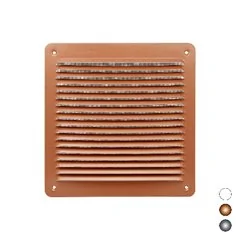 GRIGLIA DA SOVRAPPORRE IN METALLO CON RETE L. 228 X H. 228 MM