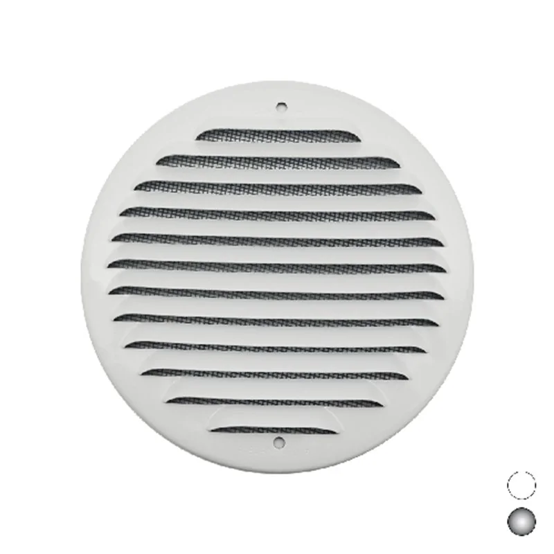 GRIGLIA TONDA DA SOVRAPPORRE IN METALLO CON RETE Ø150 MM