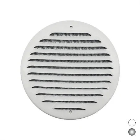 GRIGLIA TONDA DA SOVRAPPORRE IN METALLO CON RETE Ø150 MM