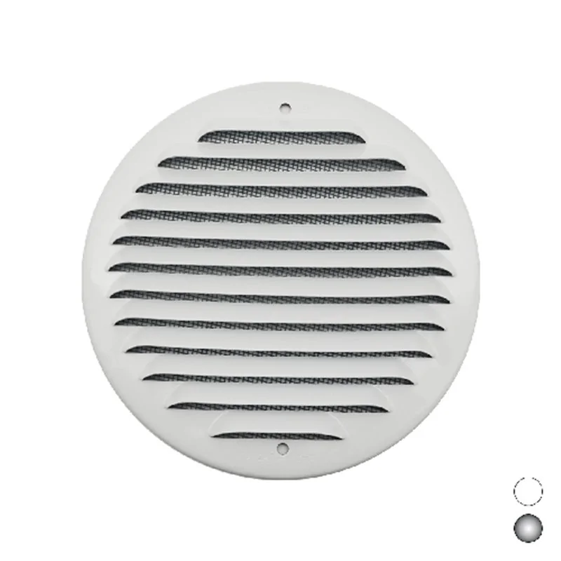 GRIGLIA TONDA DA SOVRAPPORRE IN METALLO CON RETE Ø 175 MM