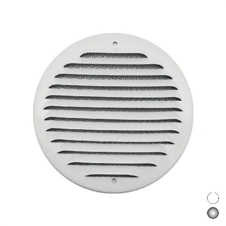 GRIGLIA TONDA DA SOVRAPPORRE IN METALLO CON RETE Ø 175 MM