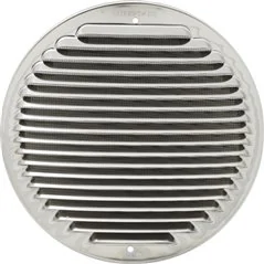 GRIGLIA TONDA DA SOVRAPPORRE IN METALLO CON RETE Ø230 MM