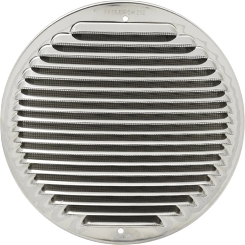 GRIGLIA TONDA DA SOVRAPPORRE IN METALLO CON RETE Ø230 MM