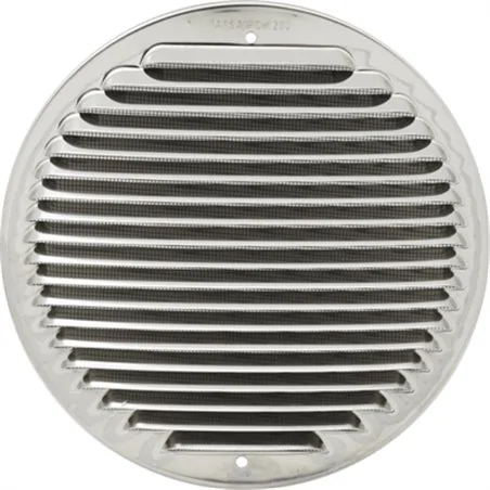 GRIGLIA TONDA DA SOVRAPPORRE IN METALLO CON RETE Ø230 MM