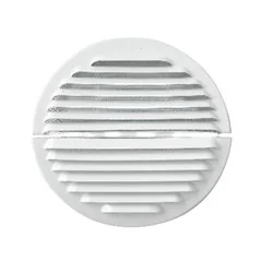 GRIGLIA TONDA DENTRO-FUORI ALLUMINIO BIANCO