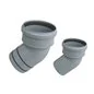 ADATTATORE CURVO PVC\GUARNIZIONE PP Ø110F / 100M VALSIR