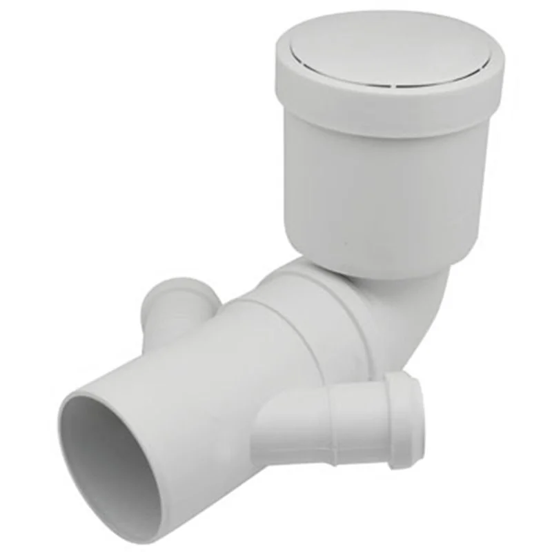 CURVA WC BIANCA PROLUNGATA CON DOPPIO ATTACCO VALSIR