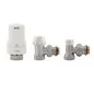 KIT VALVOLE TERMOSTATICHE AD ANGOLO FEMMINA ITAP