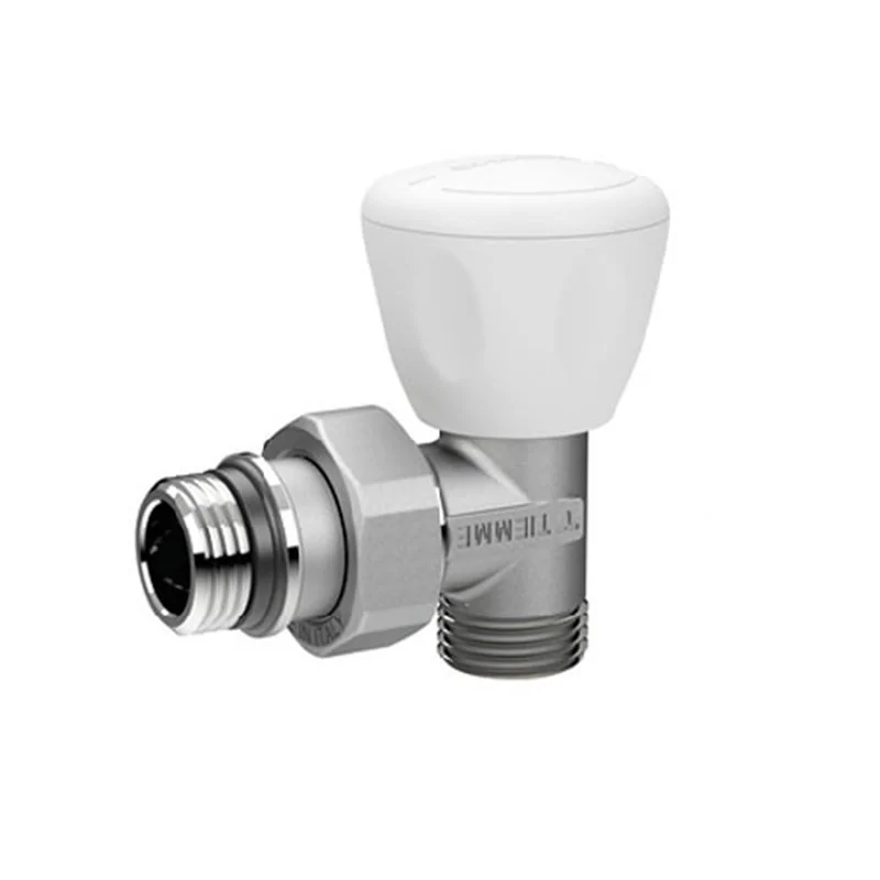 VALVOLA MANUALE A SQUADRA CON ATTACCO TUBO PEX MULTISTRATO TIEMME