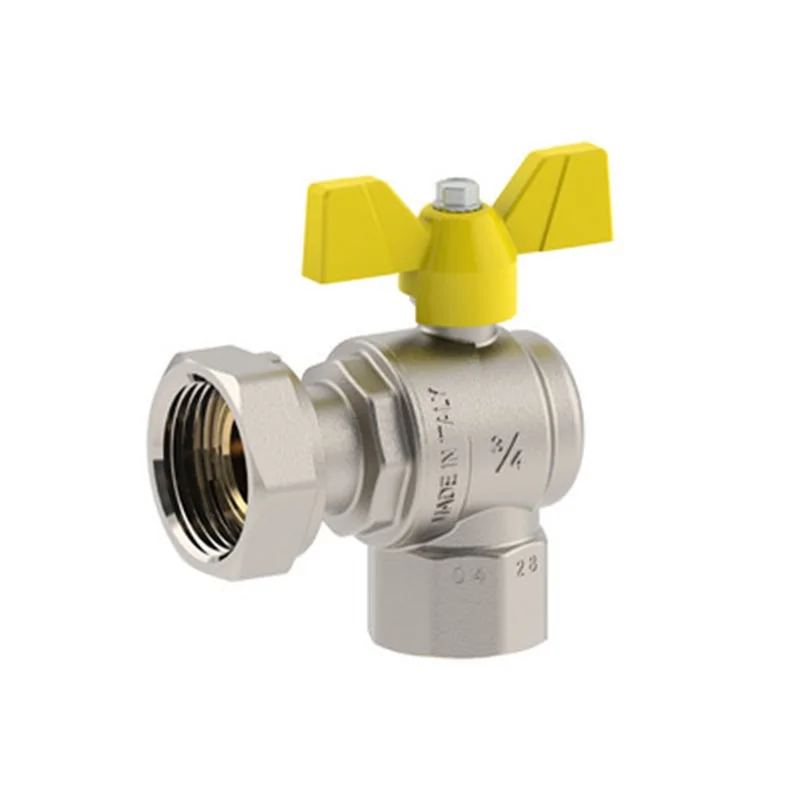 ARRESTO A SFERA GAS A SQUADRA A FARFALLA FEMMINA-DADO GIREVOLE