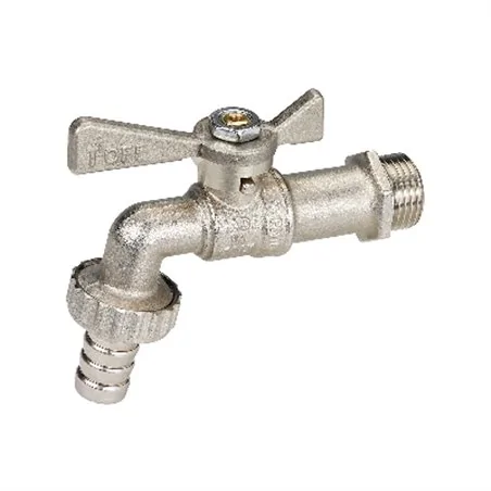 RUBINETTO LEGGERO CON PORTAGOMMA LEVA OTTONE NICHELATO BUGATTI