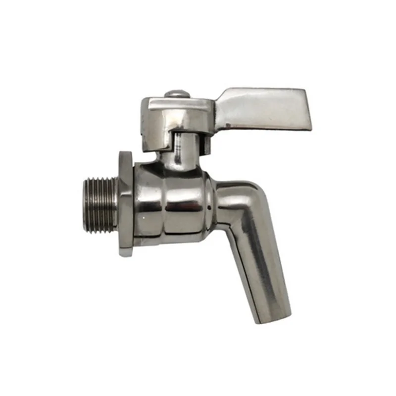 RUBINETTO A SFERA PER BIDONI ACCIAIO INOX