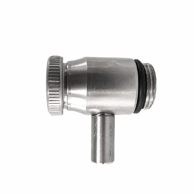 RUBINETTO ACCIAIO INOX A BOTTONE ANTIGOCCIA