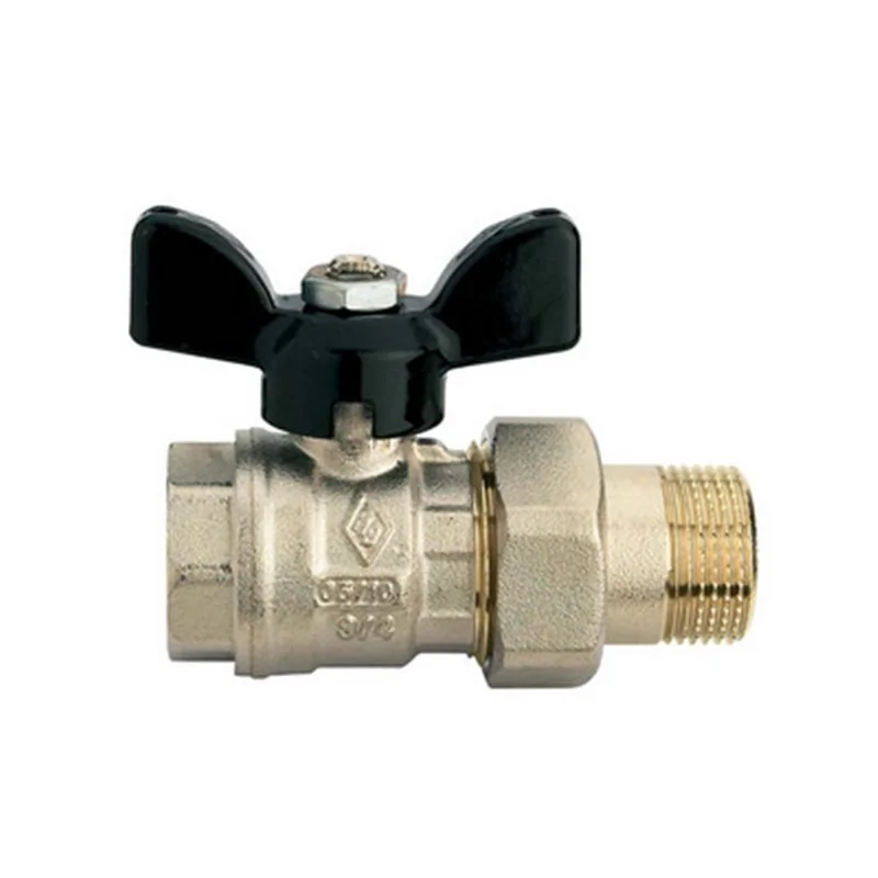 ARRESTO A SFERA BOCCHETTONATO A PASSAGGIO TOTALE MF RB