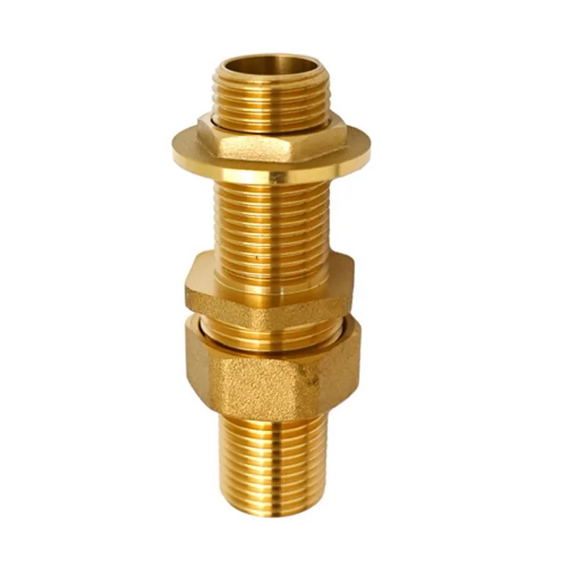 RACCORDO PER CASSONE A TRE PEZZI OTTONE