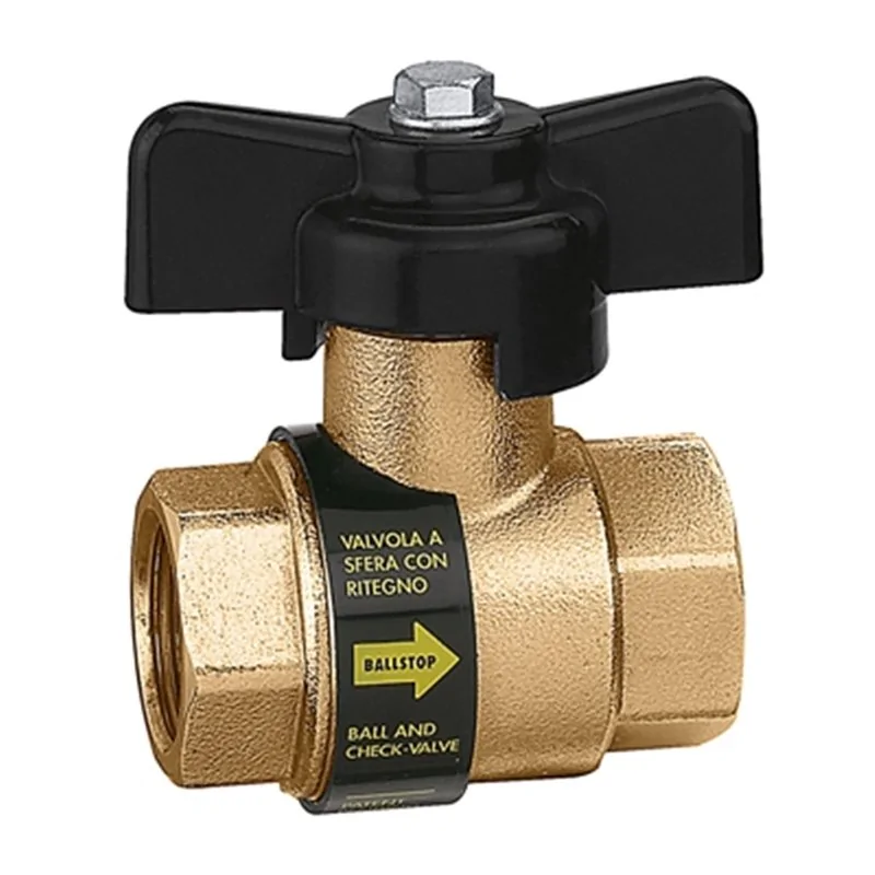 ARRESTO A SFERA CON RITEGNO BALLSTOP FF CALEFFI