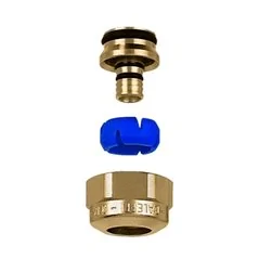 RACCORDO AUTOADATTABILE GIALLO CALEFFI