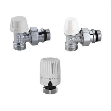 VALVOLA + DETENTORE + COMANDO TERMOSTATICO CALEFFI