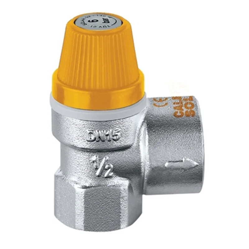 VALVOLA DI SICUREZZA PER IMPIANTI SOLARI CALEFFI