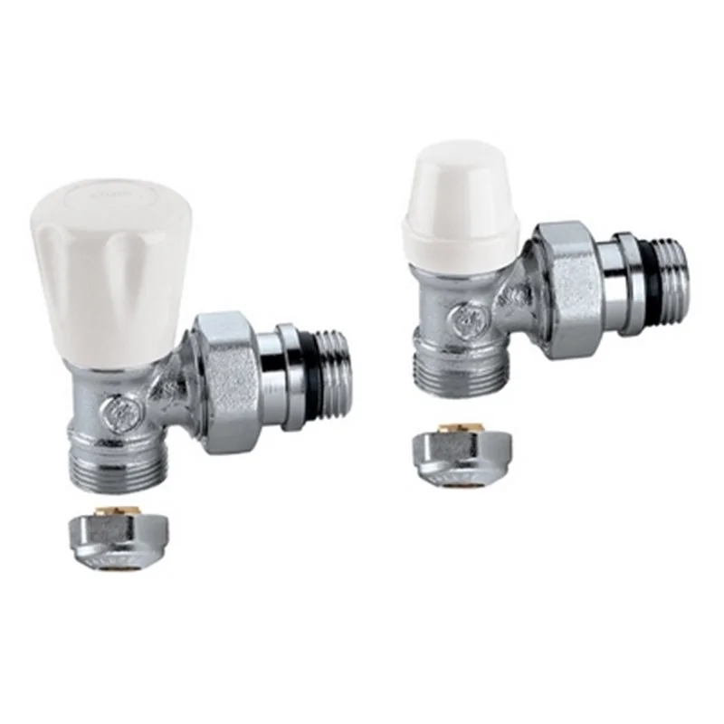 VALVOLA E DETENTORE PER RADIATORI CON ADATTATORI CALEFFI