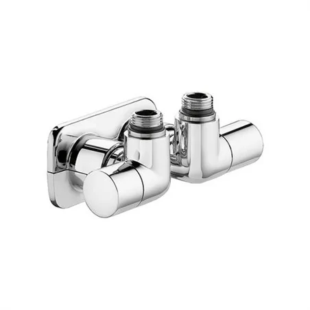 VALVOLA TERMOSTATIZZABILE E DETENTORE A DOPPIA SQUADRA VERSIONE DX CALEFFI