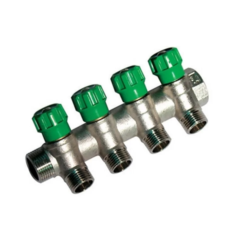 COLLETTORE LINEARE CON RUBINETTI 4 DERIVAZIONI IMPEX DIANHYDRO