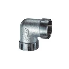 GOMITO DOPPIO CROMATO PER RAME FAR