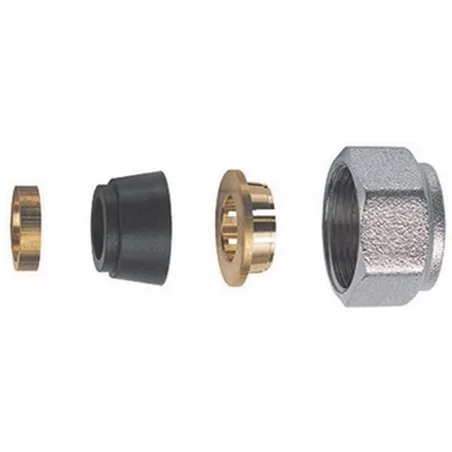 KIT DI TENUTA IN GOMMA A COMPRESSIONE PER TUBO RAME IN 4 PZ FAR