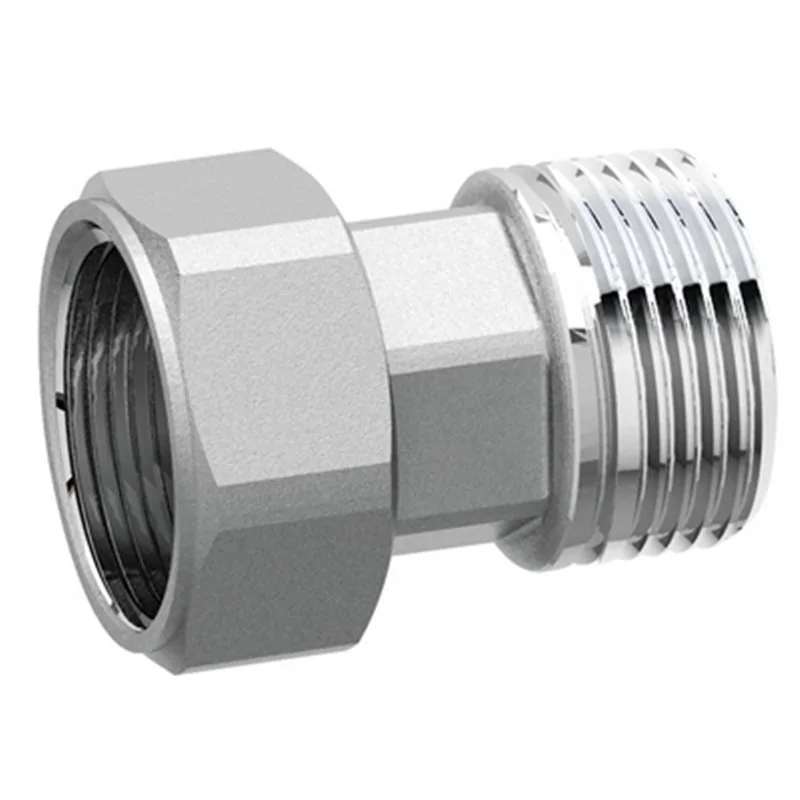 RACCORDO DI GIUNZIONE IN OTTONE CROMATO CON CALOTTA MOBILE FAR