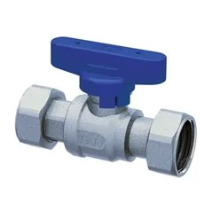 VALVOLA D'INTERCETTAZIONE A SFERA F-F CROMATA CON CALOTTE MOBILI FAR