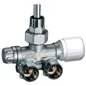 VALVOLA MONO-BITUBO TERMOSTATIZZABILE SQUADRA SX C/BOCCHETTONE FAR