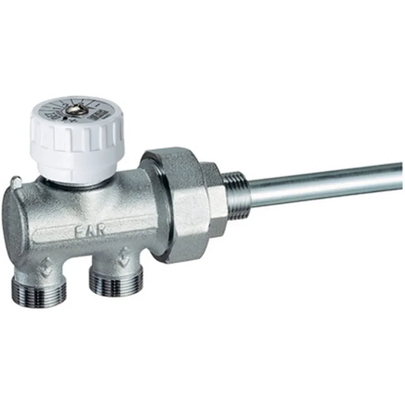 VALVOLA MONOSTILE MANUALE CROMATA FAR