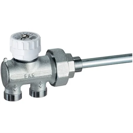 VALVOLA MONOSTILE MANUALE CROMATA FAR