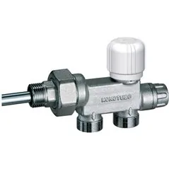 VALVOLA MONOTUBO TERMOSTATIZZABILE CROMATA FAR