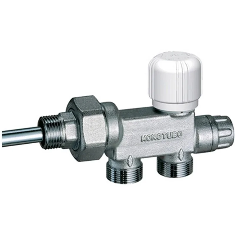 VALVOLA MONOTUBO TERMOSTATIZZABILE CROMATA FAR