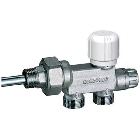 VALVOLA MONOTUBO TERMOSTATIZZABILE CROMATA FAR