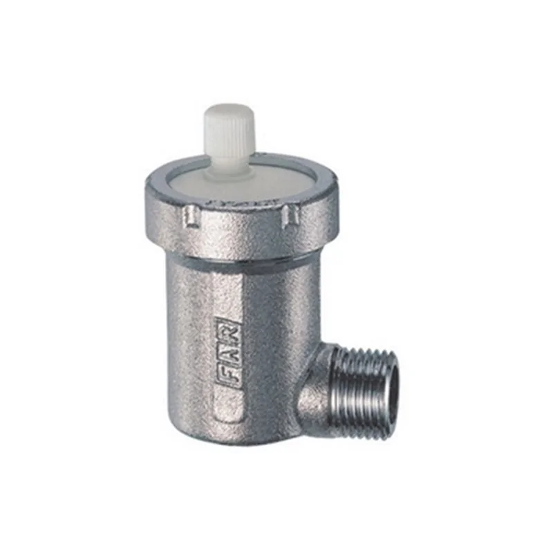 VALVOLA SFOGO ARIA AUTOMATICA A SQUADRA A GALLEGGIANTE CROMATA FAR