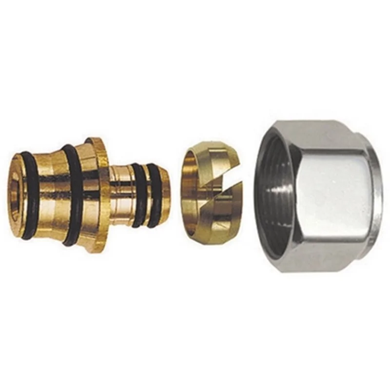 ADATTATORE PER TUBO MULTISTRATO CROMO-LUCIDO SANTANGELO