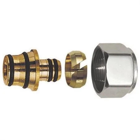 ADATTATORE PER TUBO MULTISTRATO CROMO-LUCIDO SANTANGELO