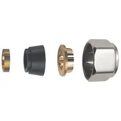 ADATTATORE PER TUBO RAME CROMO LUCIDO SANTANGELO