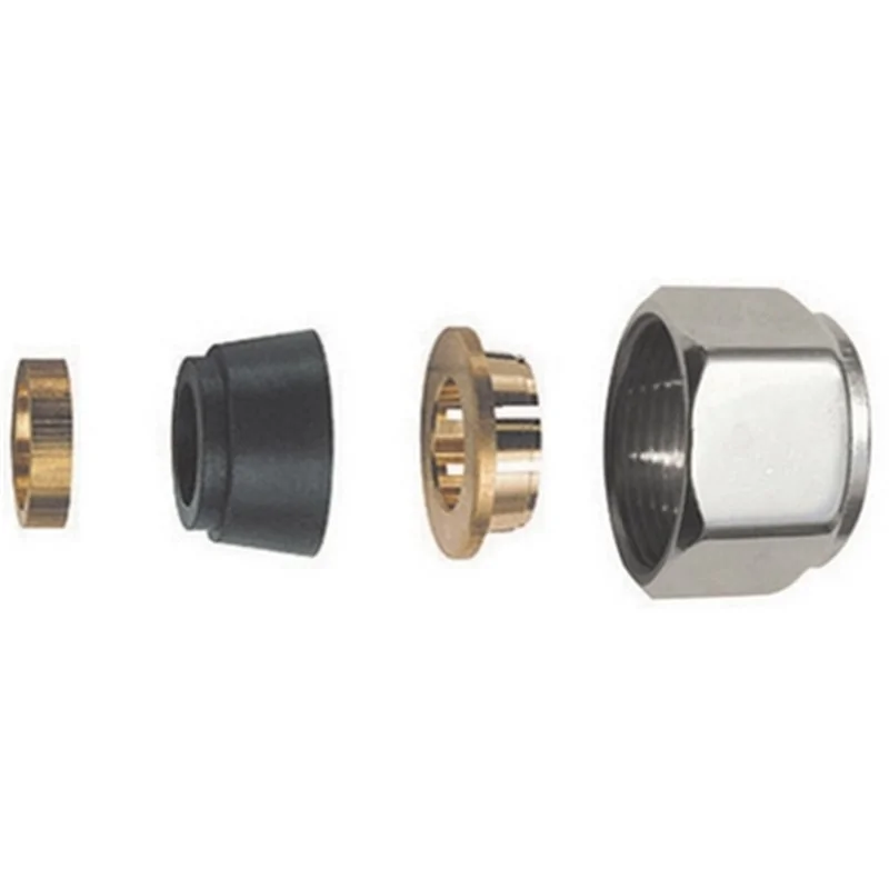 ADATTATORE PER TUBO RAME CROMO LUCIDO SANTANGELO