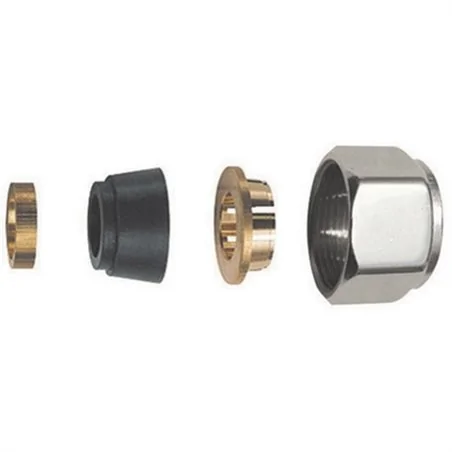 ADATTATORE PER TUBO RAME CROMO LUCIDO SANTANGELO