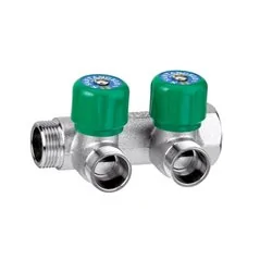 COLLETTORE LINEARE CON RUBINETTI 2 DERIVAZIONI SANTANGELO