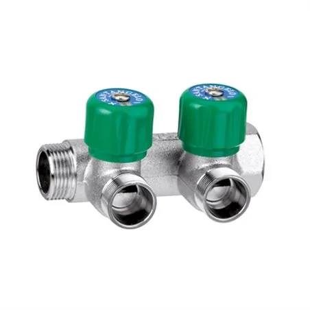 COLLETTORE LINEARE CON RUBINETTI 2 DERIVAZIONI SANTANGELO