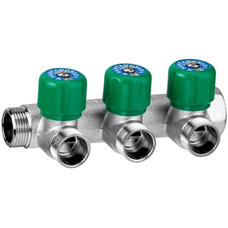 COLLETTORE LINEARE CON RUBINETTI 3 DERIVAZIONI SANTANGELO