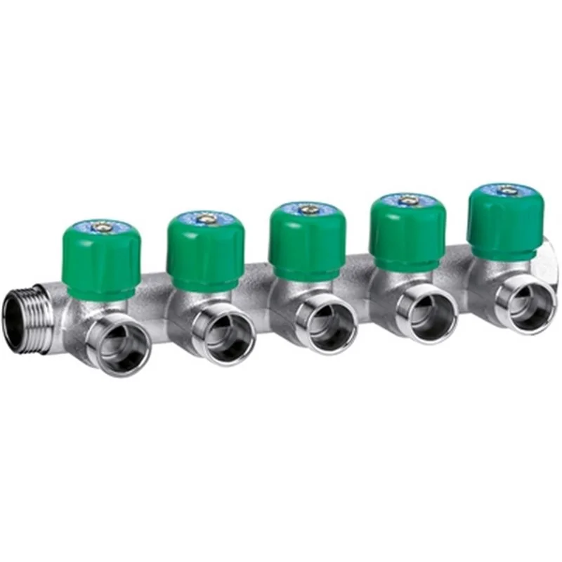 COLLETTORE LINEARE CON RUBINETTI 5 DERIVAZIONI SANTANGELO