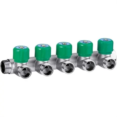 COLLETTORE LINEARE CON RUBINETTI 5 DERIVAZIONI SANTANGELO