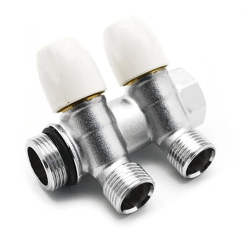 COLLETTORE LINEARE CON RUBINETTI 2 DERIVAZIONI TIEMME