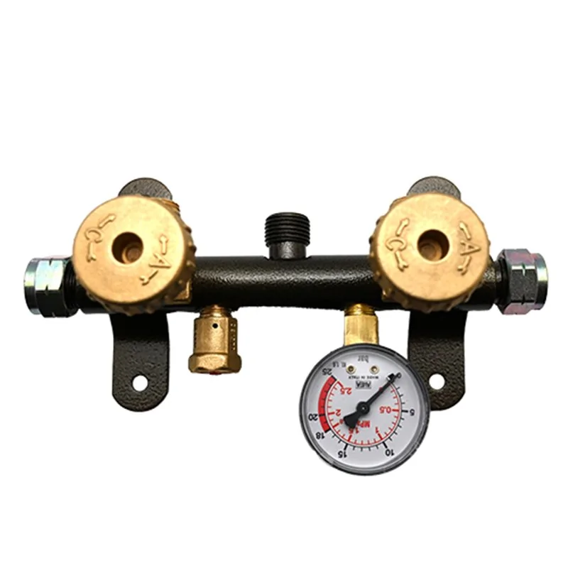 CENTRALINA KOMPACT 2 BOMBOLE CON VALVOLA E MANOMETRO