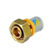 RACCORDO CON CODOLO A PRESSARE MULTISTRATO GAS
